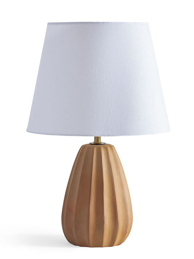Iris Terracotta Table Lamp - TULLABEE
