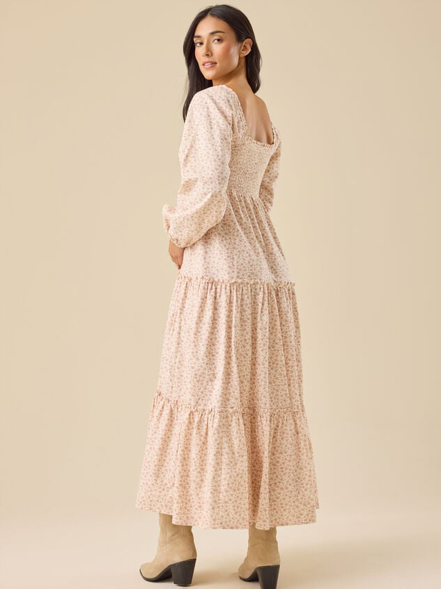 Nora Tiered Mama Dress Detail 5 - TULLABEE