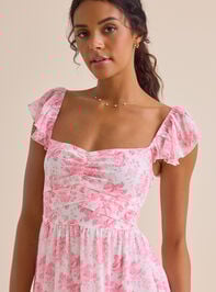 Wren Floral Maxi Dress Detail 2 - TULLABEE