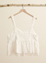 Carley Eyelet Tank Detail 3 - TULLABEE