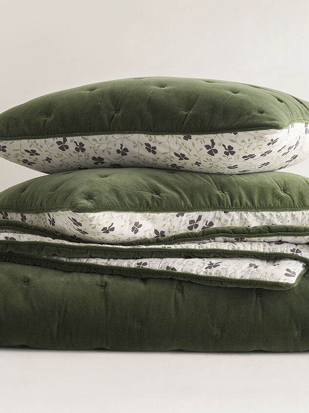 Majoram Cotton Single Sham - TULLABEE