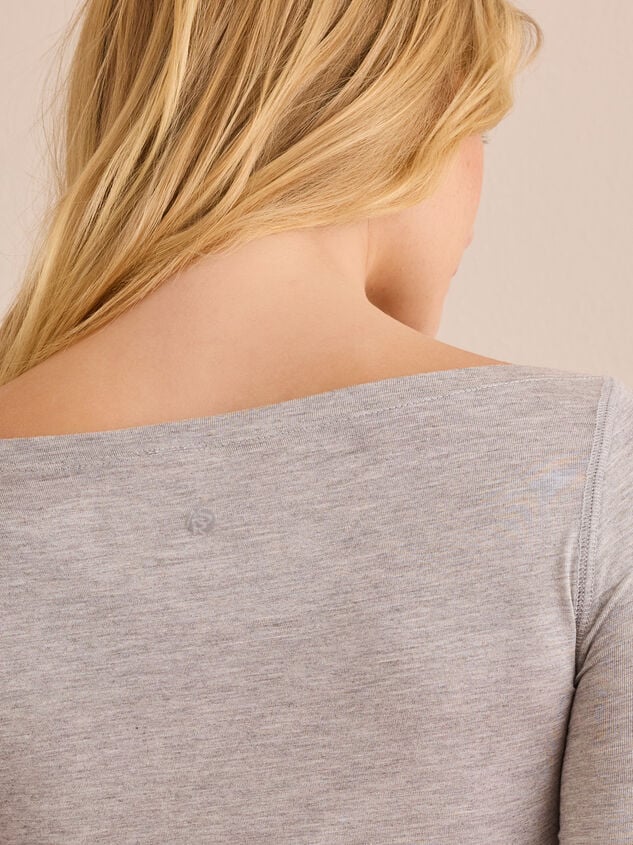 Studio Style Boat Neck Top Detail 5 - TULLABEE