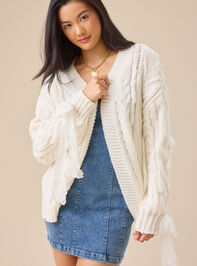 Dove Lace Ribbon Cardigan - TULLABEE