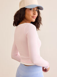 Synergy Long Sleeve Top Detail 4 - TULLABEE