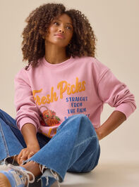 Fresh Picks Sweatshirt Detail 2 - TULLABEE