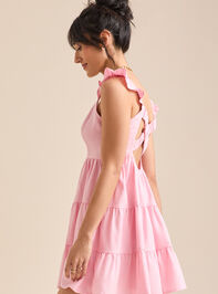 Kait Tiered Mini Dress Detail 4 - TULLABEE