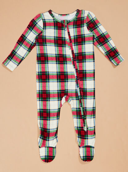 Harley Holiday Plaid Footie - TULLABEE