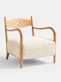 Hayden Lounge Oak Chair Detail 4 - TULLABEE