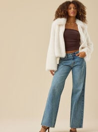 Giselle Sherpa Jacket Detail 2 - TULLABEE