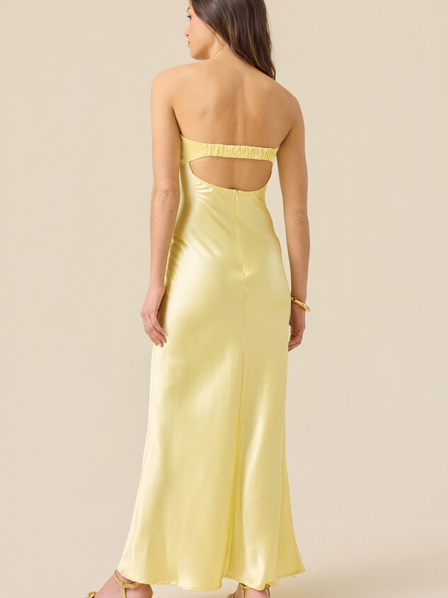 Paityn Strapless Maxi Dress Detail 2 - TULLABEE