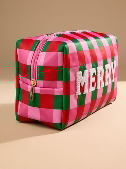 Sequin Merry Makeup Pouch - TULLABEE