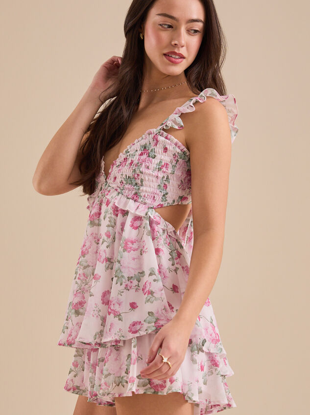 Moni Floral Romper Detail 4 - TULLABEE