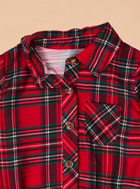 Marley Plaid Bodysuit Detail 2 - TULLABEE
