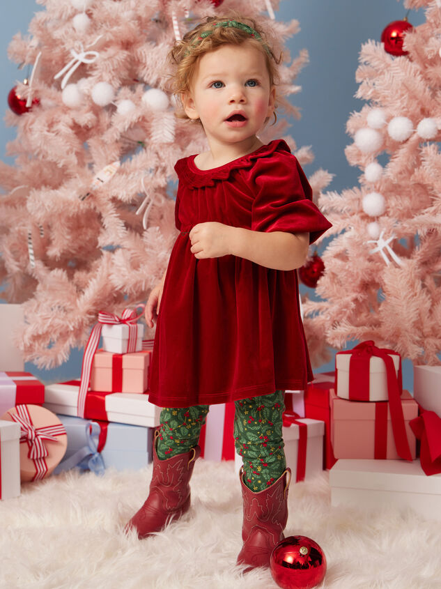 Holly Baby Velvet Tunic and Leggings Set - TULLABEE