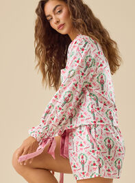 Posey Satin Nutcracker Sleep Top Detail 4 - TULLABEE