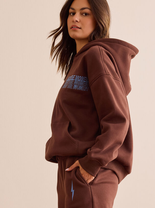 Enjoy The Moment Hoodie Detail 6 - TULLABEE