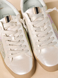 Paula Glitter Star Sneakers Detail 3 - TULLABEE