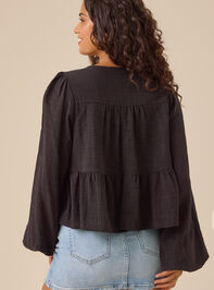 Landrie Tiered Babydoll Top - TULLABEE