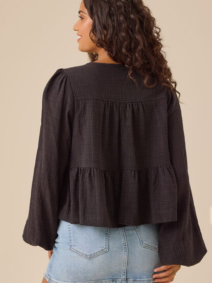 Landrie Tiered Babydoll Top - TULLABEE