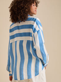 Emilie Long Sleeve Linen Top Detail 5 - TULLABEE