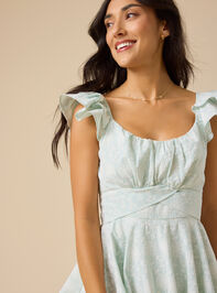 Haisley Double Layered Eyelet Romper Detail 3 - TULLABEE