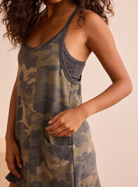 Hang Tough Camo Mini Dress Detail 4 - TULLABEE