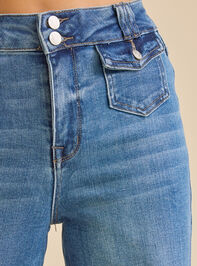 Kiara Wide Leg Jean Detail 2 - TULLABEE