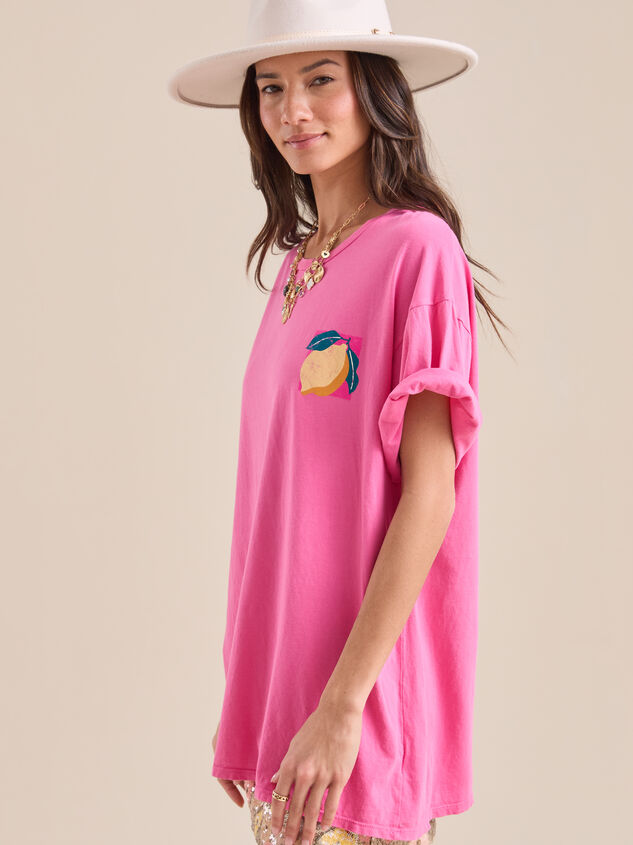 Palermo Oversized Tee Detail 5 - TULLABEE