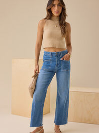 Levvy Cropped Jeans - TULLABEE