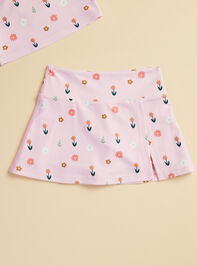 Macie Floral Athletic Skort - TULLABEE