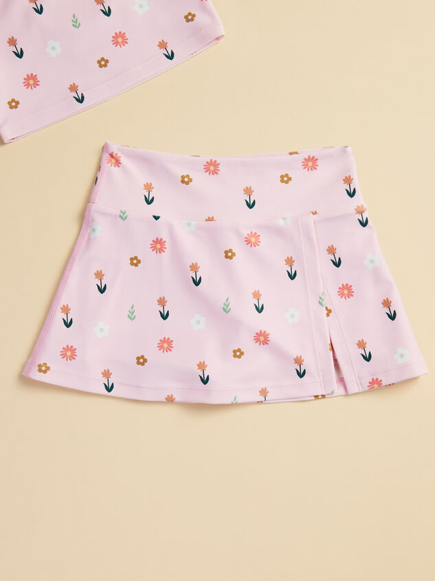 Macie Floral Athletic Skort - TULLABEE