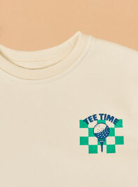 Tee Time Golf Sweatshirt Detail 2 - TULLABEE