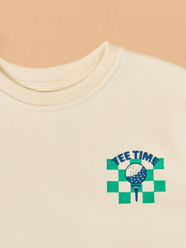 Tee Time Golf Sweatshirt Detail 2 - TULLABEE