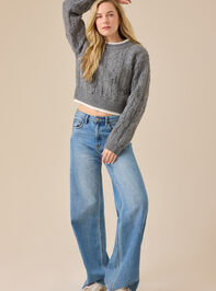 Lorali Layered Wool Sweater Detail 2 - TULLABEE