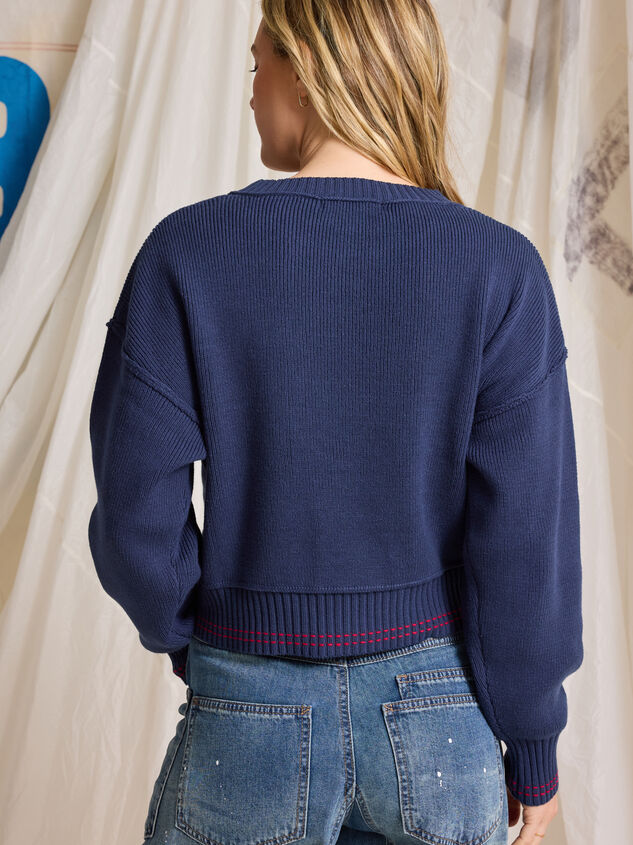 USA Braid Sweater Detail 6 - TULLABEE