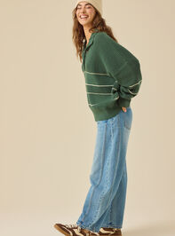 Kalea Quarter Button Sweater Detail 4 - TULLABEE