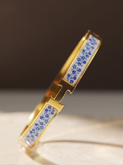 H Bangle Bracelet - TULLABEE