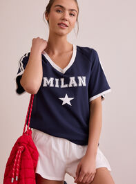 Milan Oversized Jersey Tee - TULLABEE