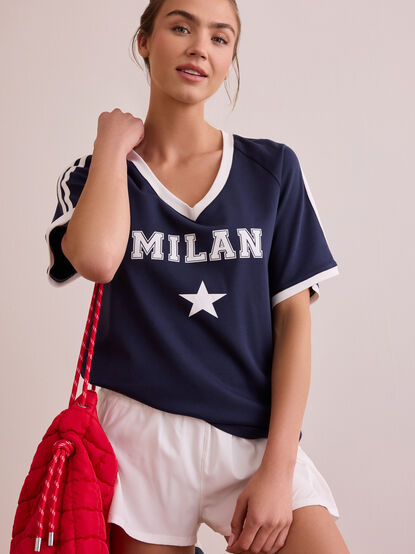 Milan Oversized Jersey Tee - TULLABEE