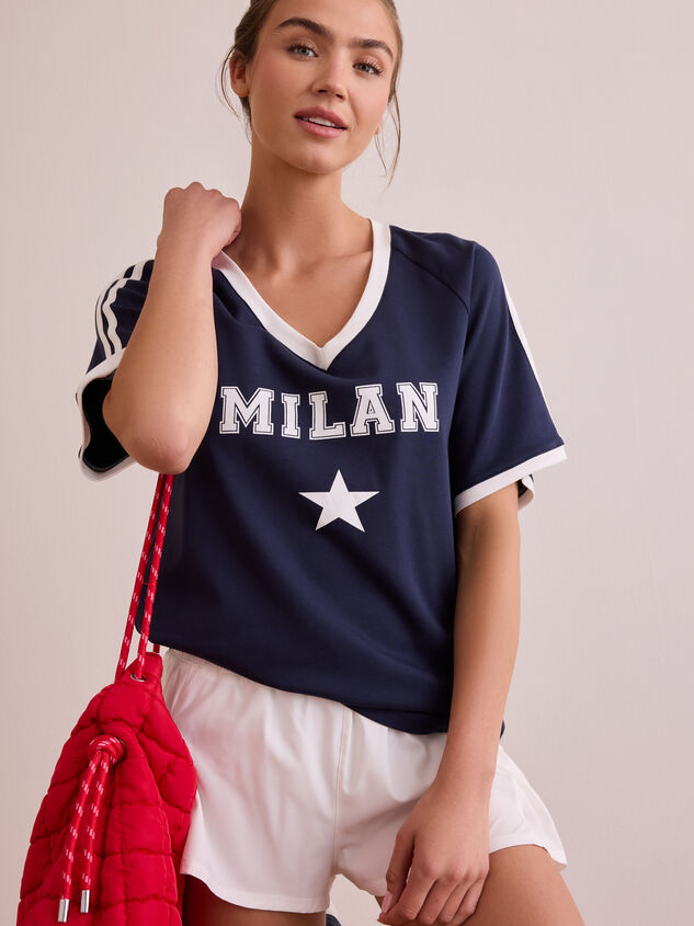 Milan Oversized Jersey Tee - TULLABEE