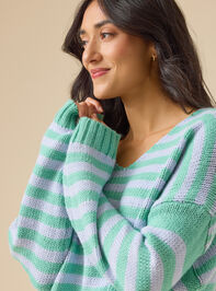 Kataleya Striped Sweater Detail 2 - TULLABEE