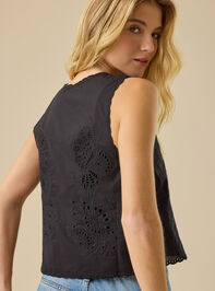 Jace Eyelet Vest Detail 4 - TULLABEE