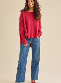 Anna Oversized Thermal Top Detail 2 - TULLABEE