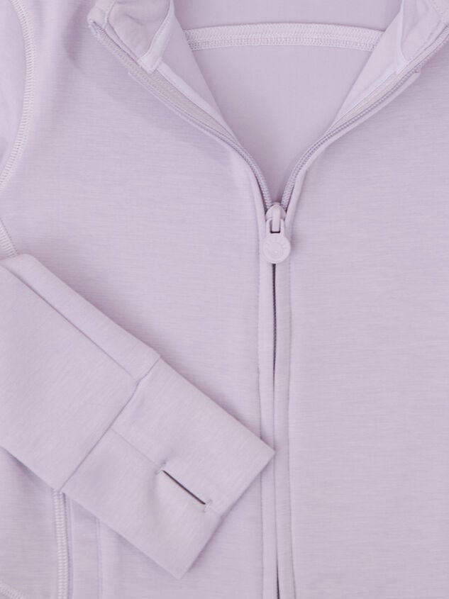 Maggie Athletic Full Zip Jacket Detail 4 - TULLABEE