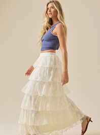 Danny Lace Maxi Skirt Detail 2 - TULLABEE