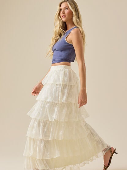 Danny Lace Maxi Skirt - TULLABEE