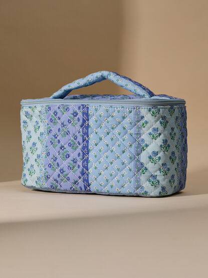 Cecile Quilted Makeup Bag - TULLABEE