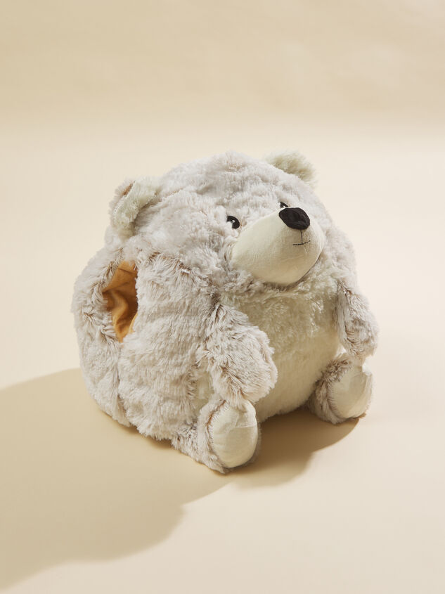 Supersized Bear Warmie Detail 2 - TULLABEE