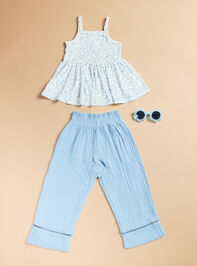 Laney Floral Tank Top and Pant Set Detail 2 - TULLABEE