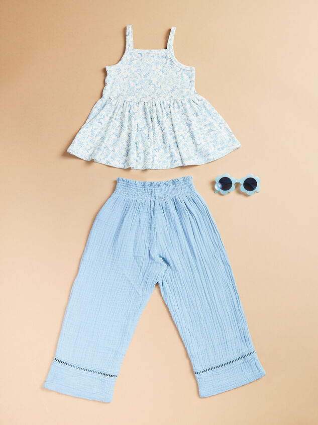 Laney Floral Tank Top and Pant Set Detail 2 - TULLABEE